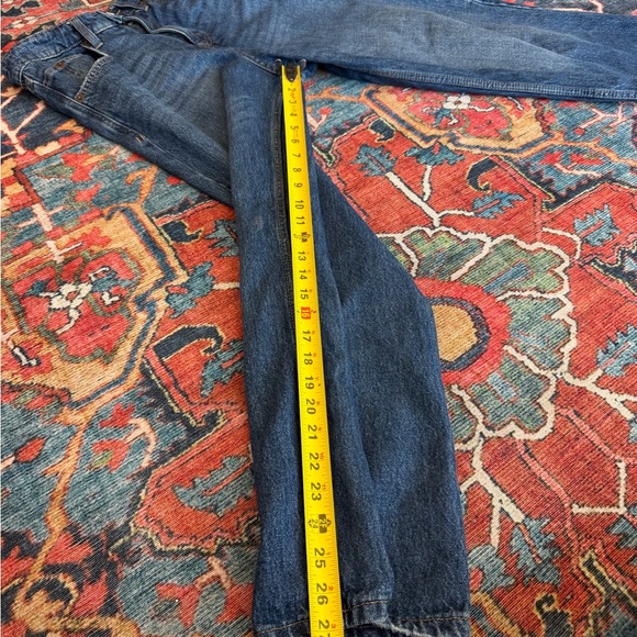 BDG High Rise Baggy Loose wide leg jeans in medium wash sz 26 - Picture 8 of 9